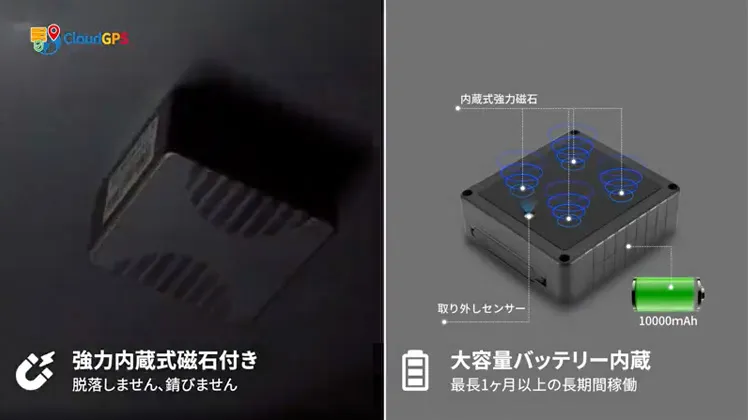 CloudGPS 小型GPS CloudGPS《公式》 車用GPS 業界No.1 GPS発信機専門店